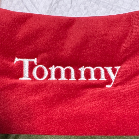 Pottery Barn Red and Green Holiday Stocking - Picture 2 of 4